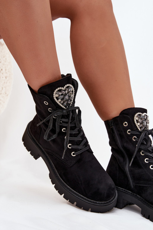 saapad Ehete kaunistusega voodriga Eco Suedeosissee msuud Miryssa