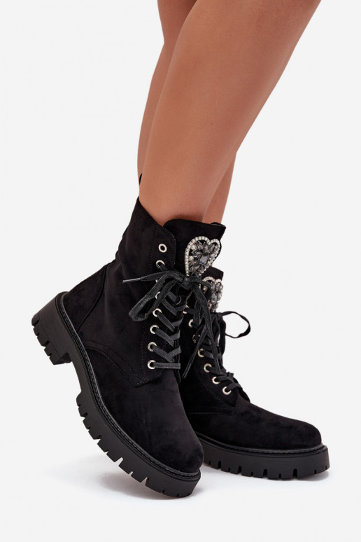 saapad Ehete kaunistusega voodriga Eco Suedeosissee msuud Miryssa