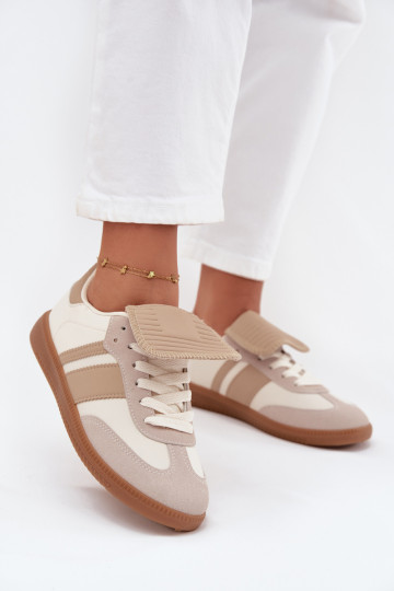 Sellel ondal Sneakers tüüpi jalanõud Pealiste omadINysisseiniętym Językiem beeži värvi Ardira 2
