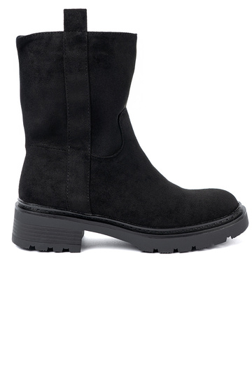 Stiilne lumesaapad pahkluu järgi z grubą, czarną podeszsisseą 2