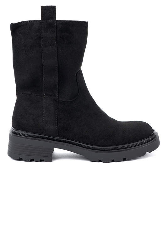 Stiilne lumesaapad pahkluu järgi z grubą, czarną podeszsisseą