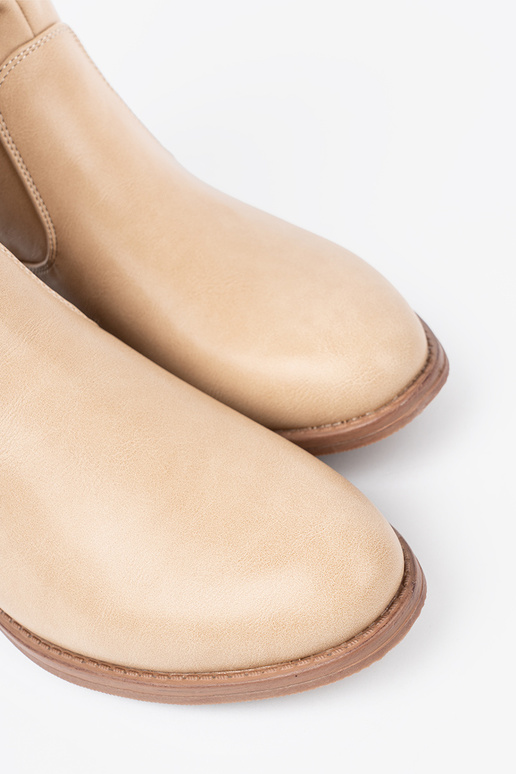 Komfortosissee lumesaapad beež z marszczeniami