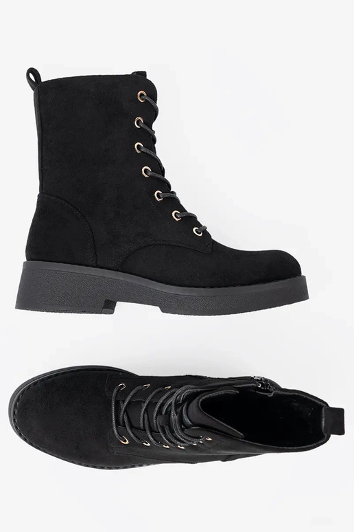 Mugav saapad sisse kolorze must värvm tasasel tallal