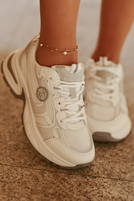 Sneakers tüüpi jalanõud Pealiste omad Big Star RR274A191 valget värvi