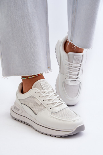 Sneakers tüüpi jalanõud Pealiste omad Big Star NN274A089 valget värvi