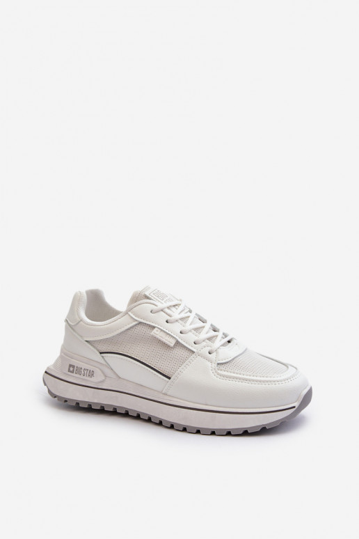 Sneakers tüüpi jalanõud Pealiste omad Big Star NN274A089 valget värvi