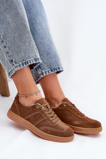 seemisnakhsed Sellel ondal Sneakers tüüpi jalanõud Pealiste omad pruunid värvi Paliana