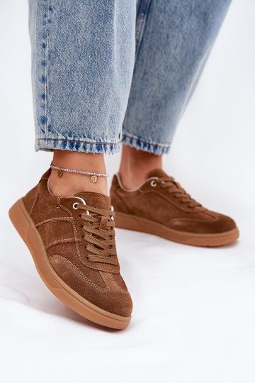 seemisnakhsed Sellel ondal Sneakers tüüpi jalanõud Pealiste omad pruunid värvi Paliana 2