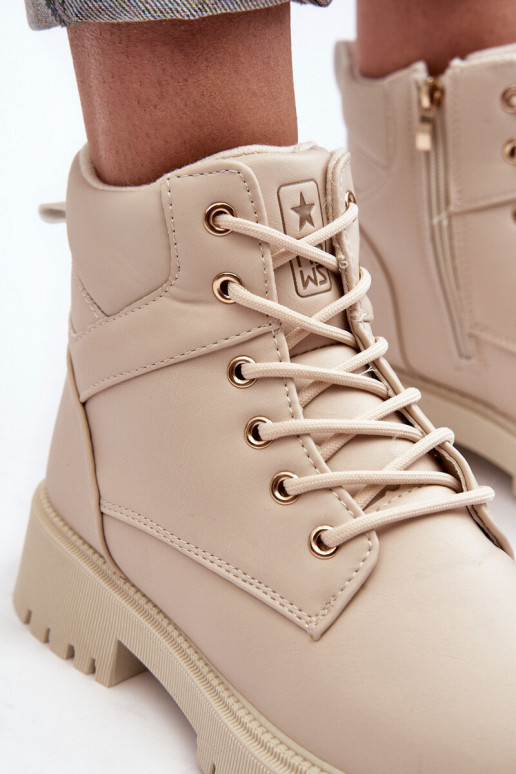 Pealiste omad jalanõud tõmblukuga voodriga beeži värvi Gremiva