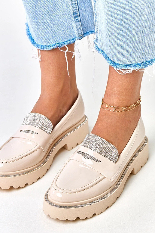 Liivakarva lakknahast mokasiinid...