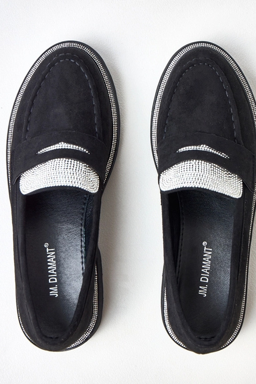 Mustad kunstnahast mokasiinid,...