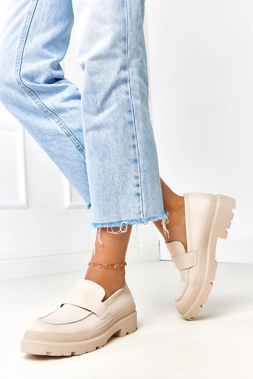 Liivakarva mokasiinid kunstnahast...