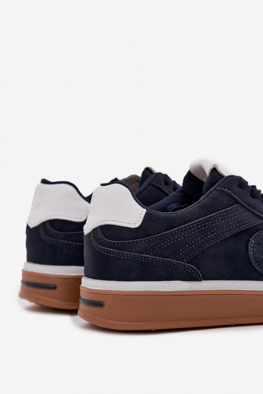 Sneakers tüüpi jalanõud meeste omad Sellel ondal Big Star SS174021 HI-POLY SYSTEM tumesinist värvi