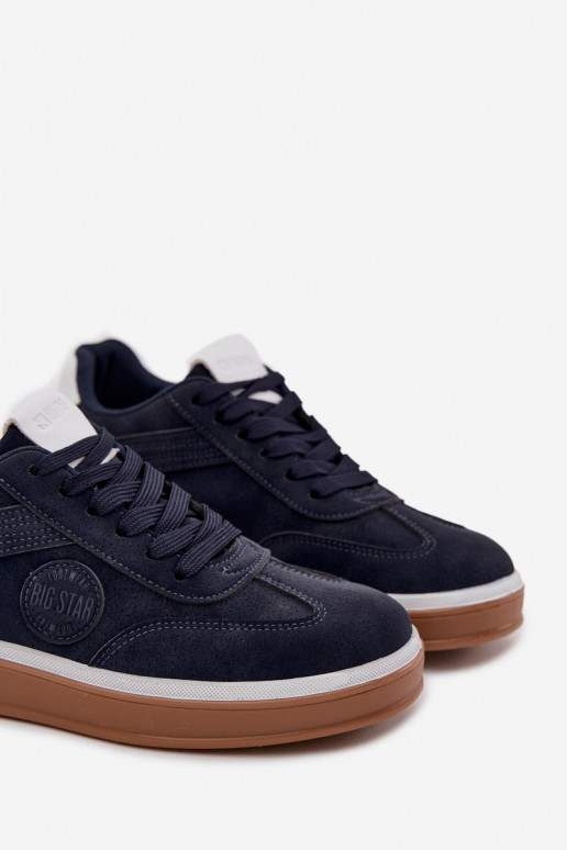 Sneakers tüüpi jalanõud meeste omad Sellel ondal Big Star SS174021 HI-POLY SYSTEM tumesinist värvi