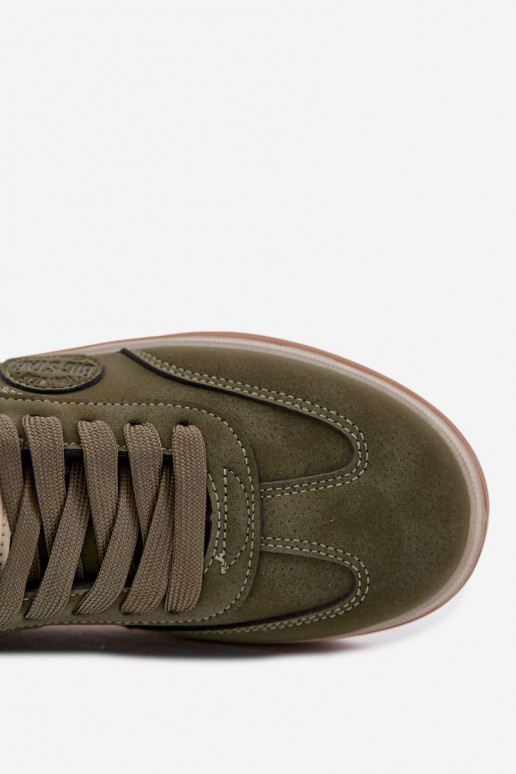 Sneakers tüüpi jalanõud meeste omad Sellel ondal Big Star SS174022 HI-POLY SYSTEM Khakivärvi