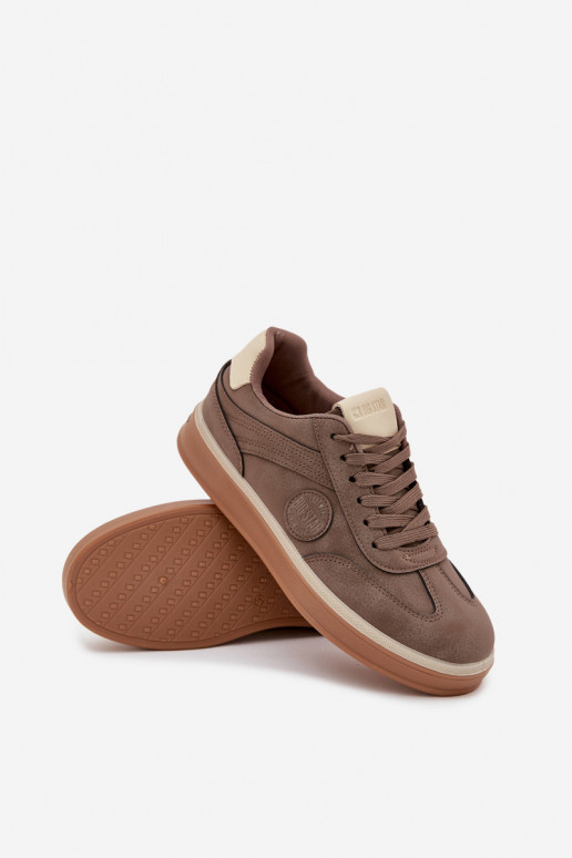 Sneakers tüüpi jalanõud meeste omad Sellel ondal Big Star SS174020 HI-POLY SYSTEM beeži värvi