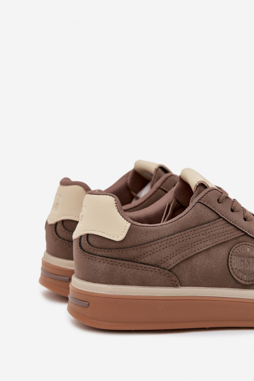 Sneakers tüüpi jalanõud meeste omad Sellel ondal Big Star SS174020 HI-POLY SYSTEM beeži värvi