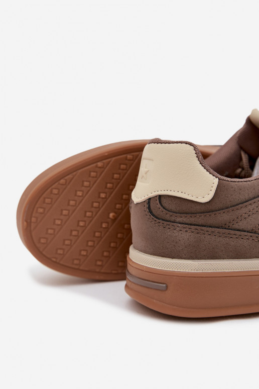 Sneakers tüüpi jalanõud meeste omad Sellel ondal Big Star SS174020 HI-POLY SYSTEM beeži värvi