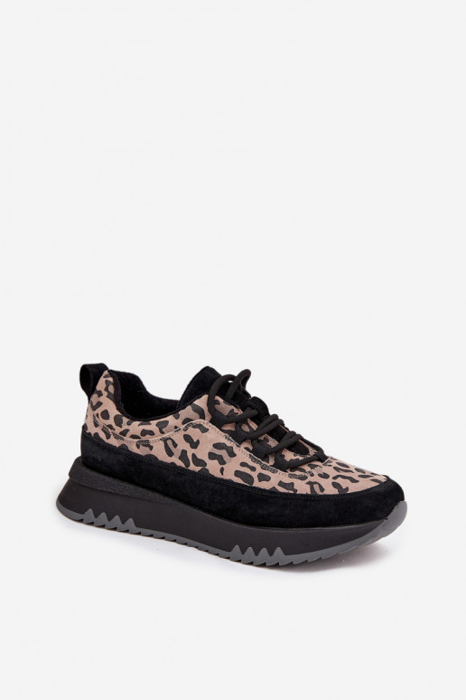 seemisnakhsed voodriga Sneakers tüüpi jalanõud Pealiste omad platvormiga Vinceza 66836 leopardimustriga msuud seemisnakhsed voodriga Sneakers tüüpi jalanõud Pealiste omad platvormiga Vinceza 66836 leopardimustriga msuud