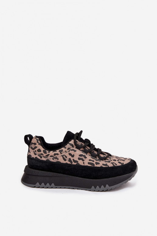 seemisnakhsed voodriga Sneakers tüüpi jalanõud Pealiste omad platvormiga Vinceza 66836 leopardimustriga msuud seemisnakhsed voodriga Sneakers tüüpi jalanõud Pealiste omad platvormiga Vinceza 66836 leopardimustriga msuud