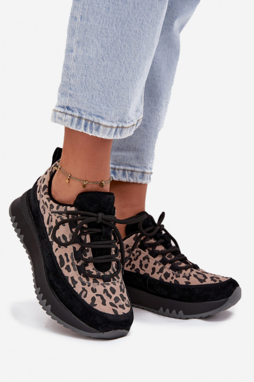 seemisnakhsed voodriga Sneakers tüüpi jalanõud Pealiste omad platvormiga Vinceza 66836 leopardimustriga msuud seemisnakhsed voodriga Sneakers tüüpi jalanõud Pealiste omad platvormiga Vinceza 66836 leopardimustriga msuud