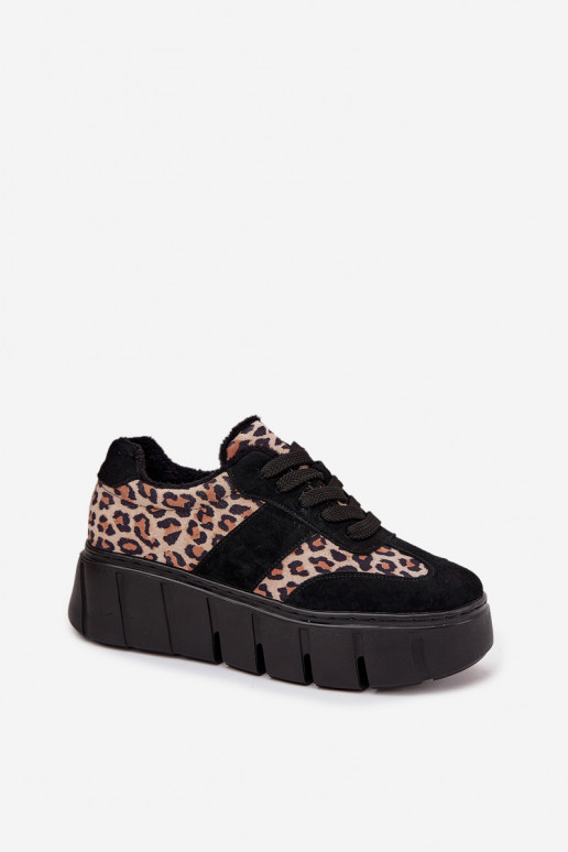 seemisnakhsed voodriga Sneakers tüüpi jalanõud Pealiste omad platvormiga Vinceza 66841 leopardimustriga msuud seemisnakhsed voodriga Sneakers tüüpi jalanõud Pealiste omad platvormiga Vinceza 66841 leopardimustriga msuud