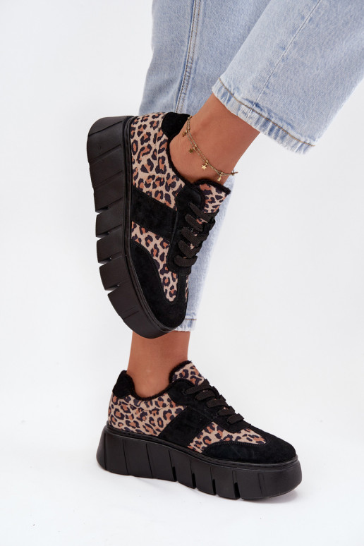 seemisnakhsed voodriga Sneakers tüüpi jalanõud Pealiste omad platvormiga Vinceza 66841 leopardimustriga msuud seemisnakhsed voodriga Sneakers tüüpi jalanõud Pealiste omad platvormiga Vinceza 66841 leopardimustriga msuud