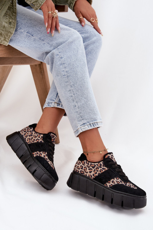seemisnakhsed voodriga Sneakers tüüpi jalanõud Pealiste omad platvormiga Vinceza 66841 leopardimustriga msuud seemisnakhsed voodriga Sneakers tüüpi jalanõud Pealiste omad platvormiga Vinceza 66841 leopardimustriga msuud