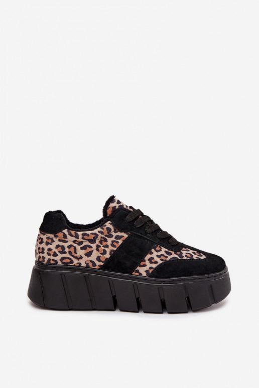 seemisnakhsed voodriga Sneakers tüüpi jalanõud Pealiste omad platvormiga Vinceza 66841 leopardimustriga msuud seemisnakhsed voodriga Sneakers tüüpi jalanõud Pealiste omad platvormiga Vinceza 66841 leopardimustriga msuud