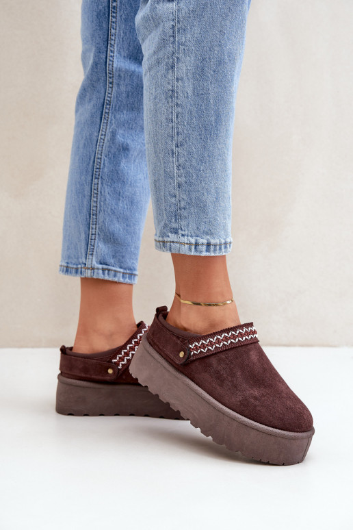 nööpidega lumesaapad Koos Ornate Haftem Czekoladosissee Selithria