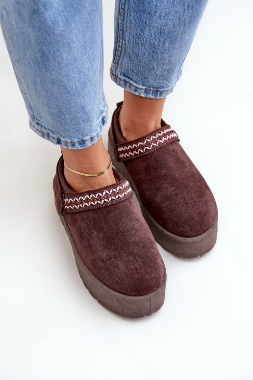 nööpidega lumesaapad Koos Ornate Haftem Czekoladosissee Selithria