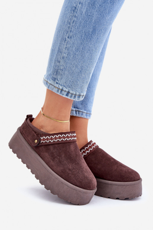 nööpidega lumesaapad Koos Ornate Haftem Czekoladosissee Selithria