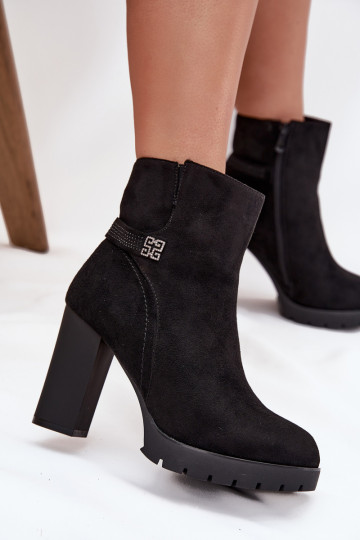 voodriga Pealiste poolsaapad dekoreeritud kontsaga msuud Zayna