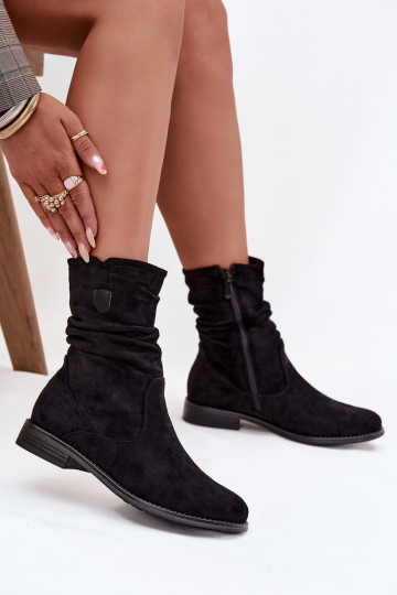 voodriga Pealiste poolsaapad Korjatud pealsega laiade nööridega msuud Krisia