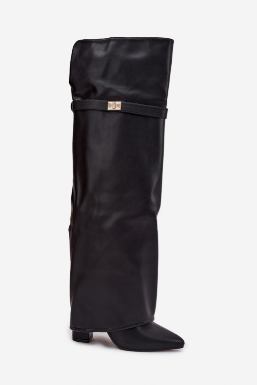 voodriga pika säärega saapadINysisseiniętą Cholesisseką Põlve jaoks Obcas Słupek msuud Serelle