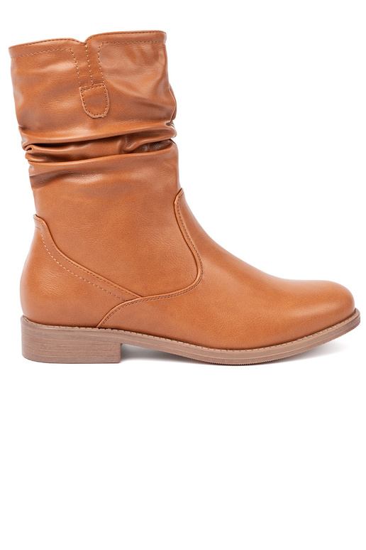 Komfortosissee lumesaapad karmelosissee z marszczeniami