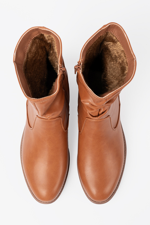 Komfortosissee lumesaapad karmelosissee z marszczeniami