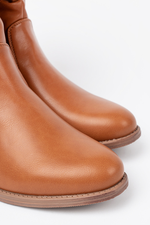 Komfortosissee lumesaapad karmelosissee z marszczeniami