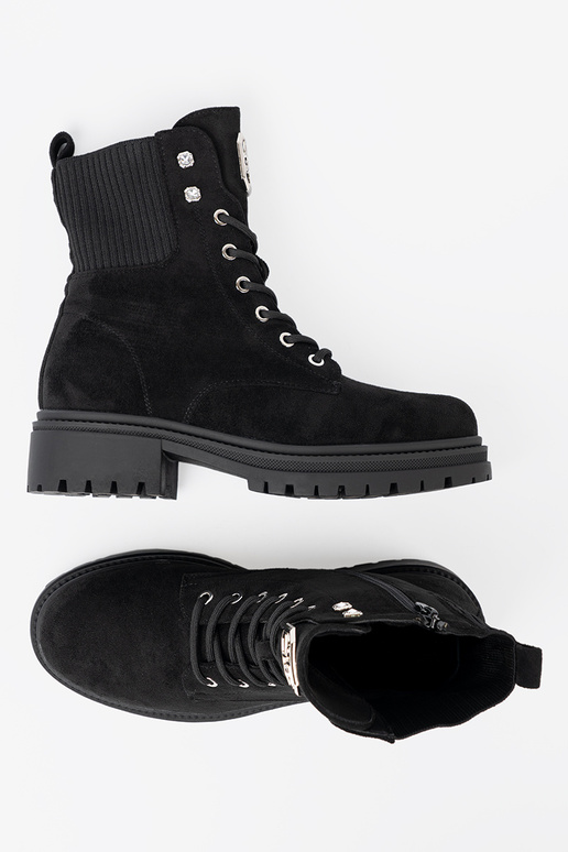 Elegantsed Msuud saapad z błyszczącymi kryształkami