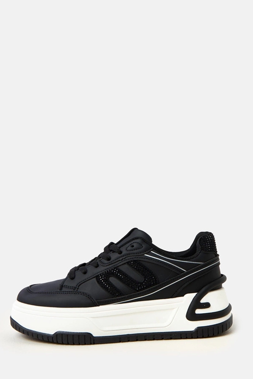 Mustad platvormi tossud tsirkoonidega... Mustad platvormi tossud tsirkoonidega...