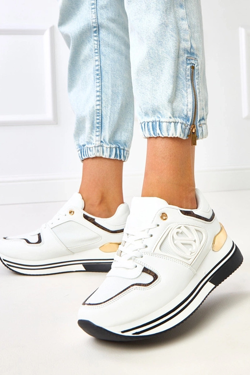 Valged-mustad platvormi tossud „Matija" Valged-mustad platvormi tossud „Matija"