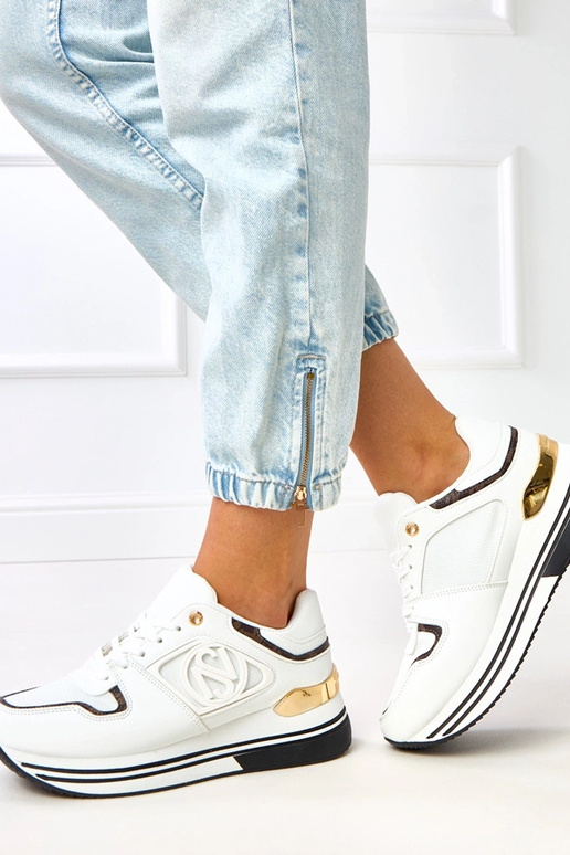 Valged-mustad platvormi tossud „Matija" Valged-mustad platvormi tossud „Matija"