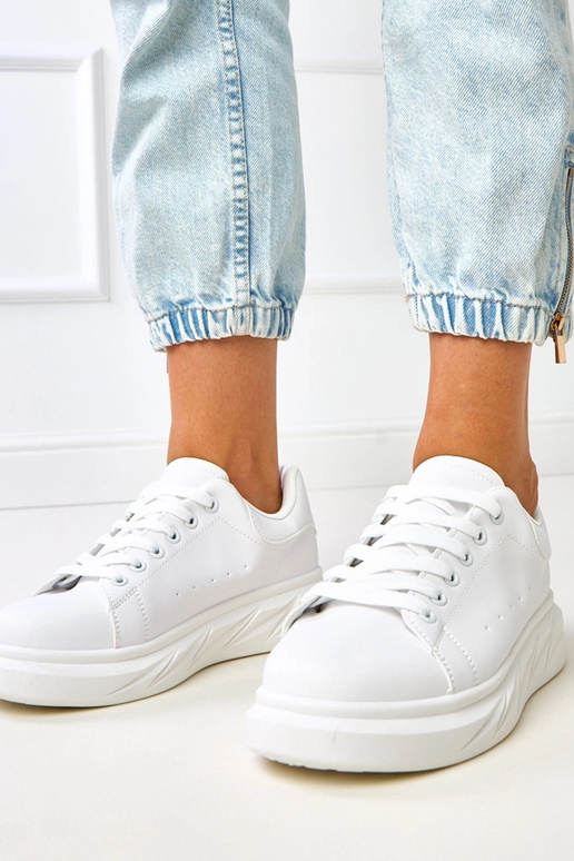 Valged platvormi tossud „Rosier" Valged platvormi tossud „Rosier"