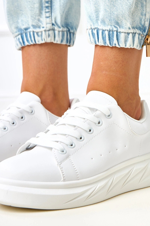 Valged platvormi tossud „Rosier" Valged platvormi tossud „Rosier"