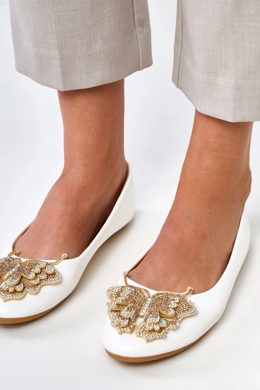 Valged baleriinad dekoratiivse...