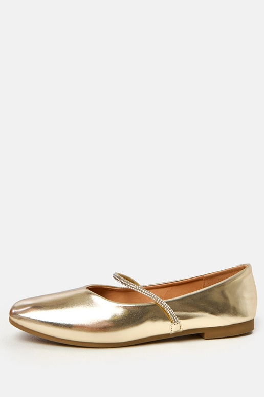 Kuldseid baleriinad dekoratiivse riba...