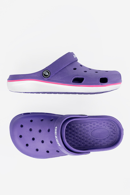 Violetne värv kingad typu Crocs