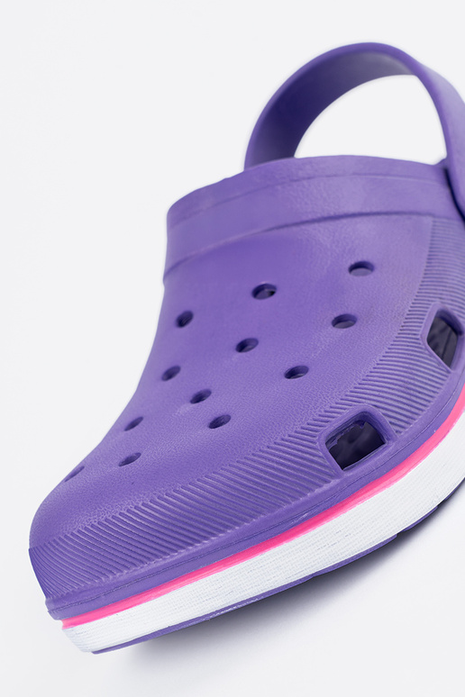 Violetne värv kingad typu Crocs
