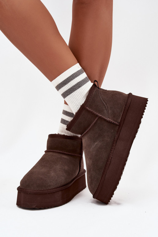 seemisnakhsed nööpidega lumesaapad Pealiste omad platvormiga Vinceza 97962 Czekoladosissee seemisnakhsed nööpidega lumesaapad Pealiste omad platvormiga Vinceza 97962 Czekoladosissee