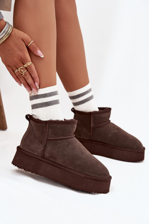 seemisnakhsed nööpidega lumesaapad Pealiste omad platvormiga Vinceza 97962 Czekoladosissee seemisnakhsed nööpidega lumesaapad Pealiste omad platvormiga Vinceza 97962 Czekoladosissee